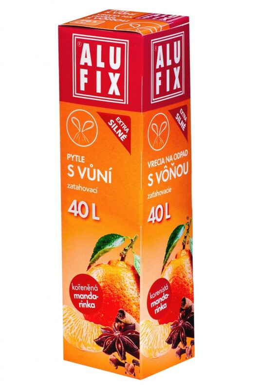 ALUFIX - Saci parfumati 40l mandarine, MSZ4012DUFTM