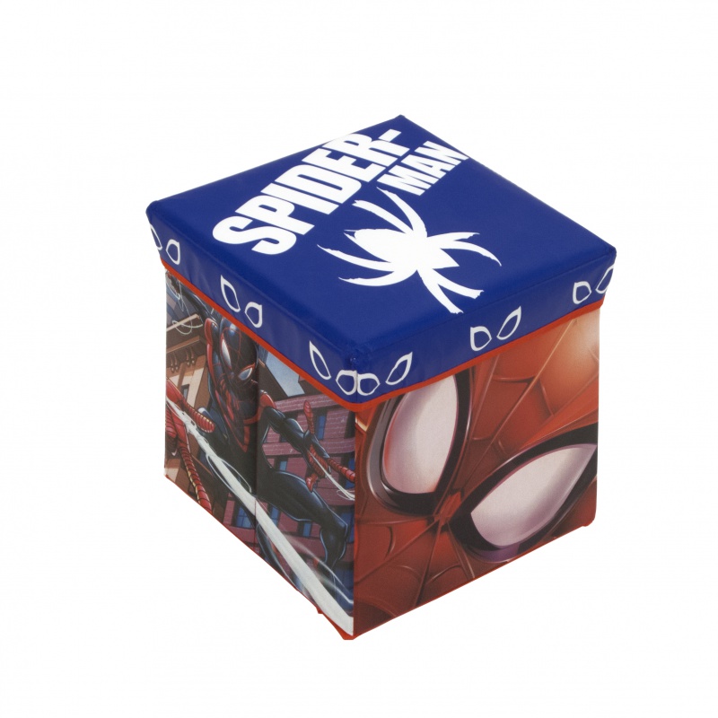 ARDITEX - Cutie de depozitare cu capac / taburet 2în1 SPIDERMAN, SM11588