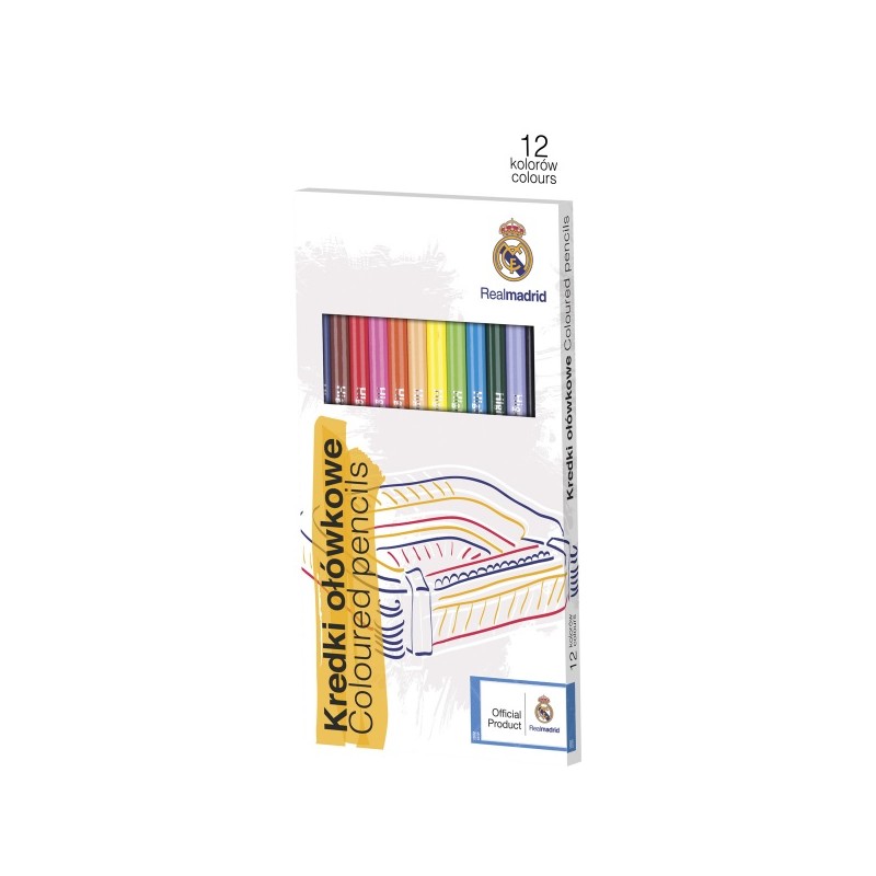 ASTRA - Creioane colorate Real Madrid 12 culori