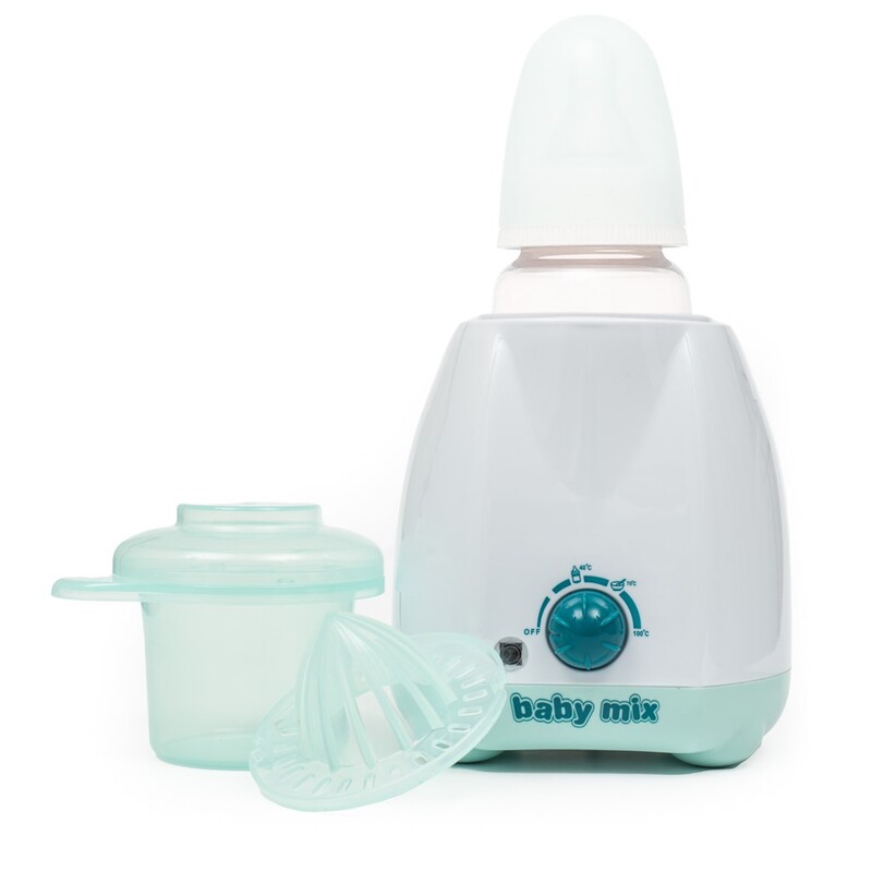 BABY MIX - Încălzitor electric de biberon și mâncare pentru bebeluși cu accesorii verde