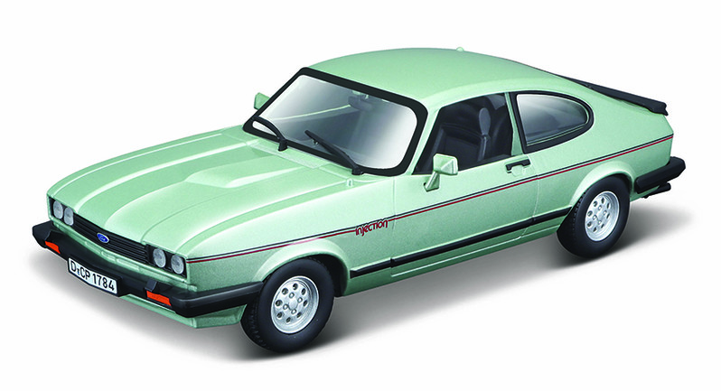 BBURAGO - 1:24 Plus Ford Capri 1982 verde deschis
