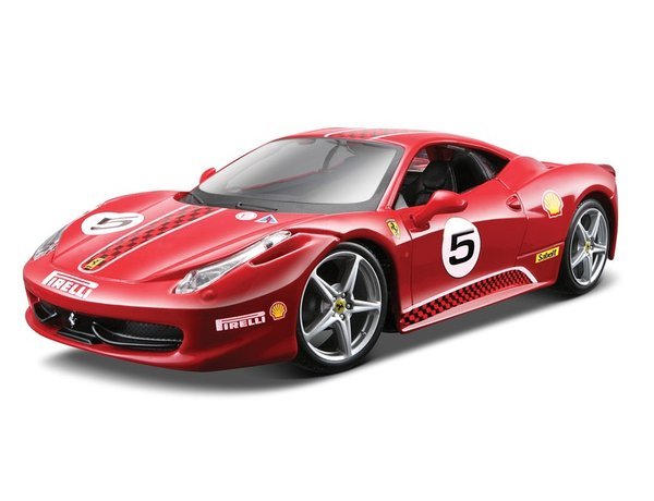 BBURAGO - 1:24 Ferrari Racing 458 Challenge Red