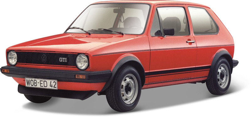 BBURAGO - 1:24 Plus Volkswagen Golf MK1 GTI Red