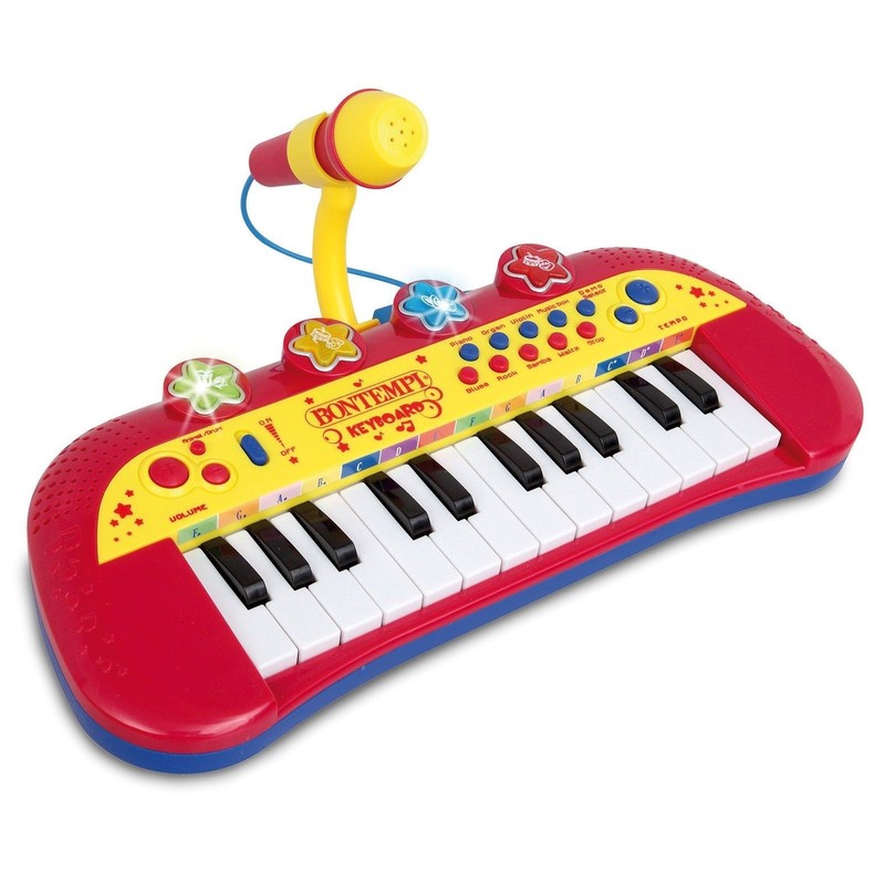 BONTEMPI - detské elektronické klávesy s mikrofónom 122931