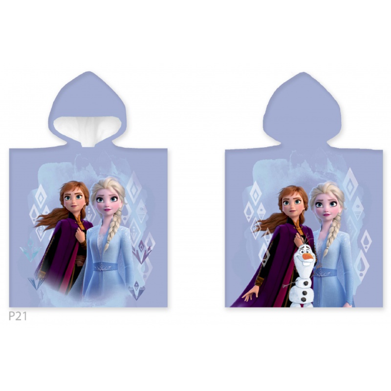 CARBOTEX - CARBOTEX - Poncho din bumbac 55/110cm DISNEY FROZEN, FRO2295009