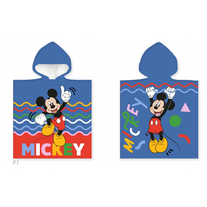 CARBOTEX - CARBOTEX - Poncho din bumbac 55/110cm MICKEY MOUSE, MM2295101
