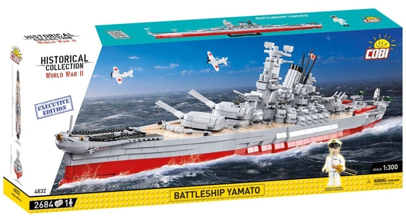 COBI - 4832 II WW Yamato, 1: 300, 2 670 CP, 1 f EXECUTIVE EDITION