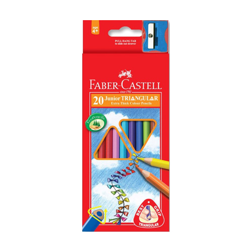 FABER CASTELL - Grip Crayons 20 culori