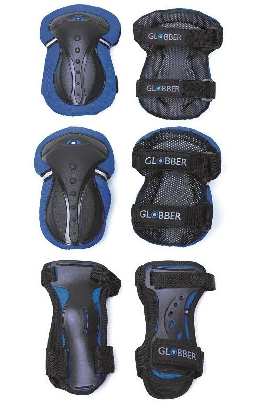 GLOBBER - Set de protectoare pentru juniori XXS - albastru bleumarin
