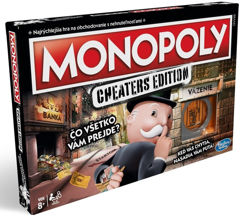 HASBRO - Hasbro Monopoly Cheaters editie E1871634 SK