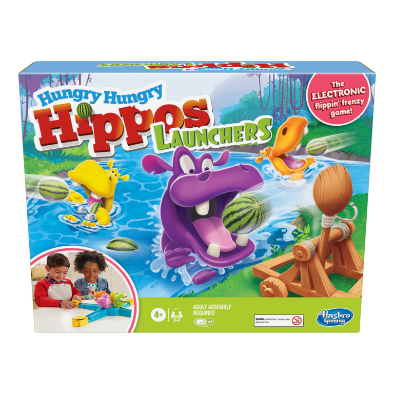 HASBRO - Joc pentru copii hipopotami flămânzi - lansatoare E9707