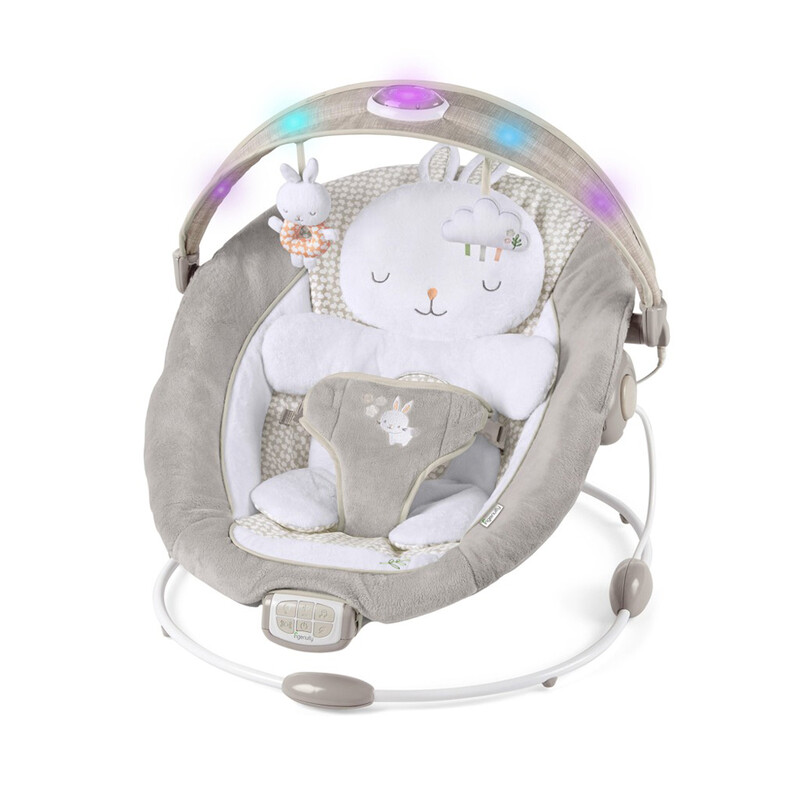 INGENUITY - Sezlonguri pentru copii cu vibrații cu melodia și lumină Twinkle Tails 0m+, până la 9 kg