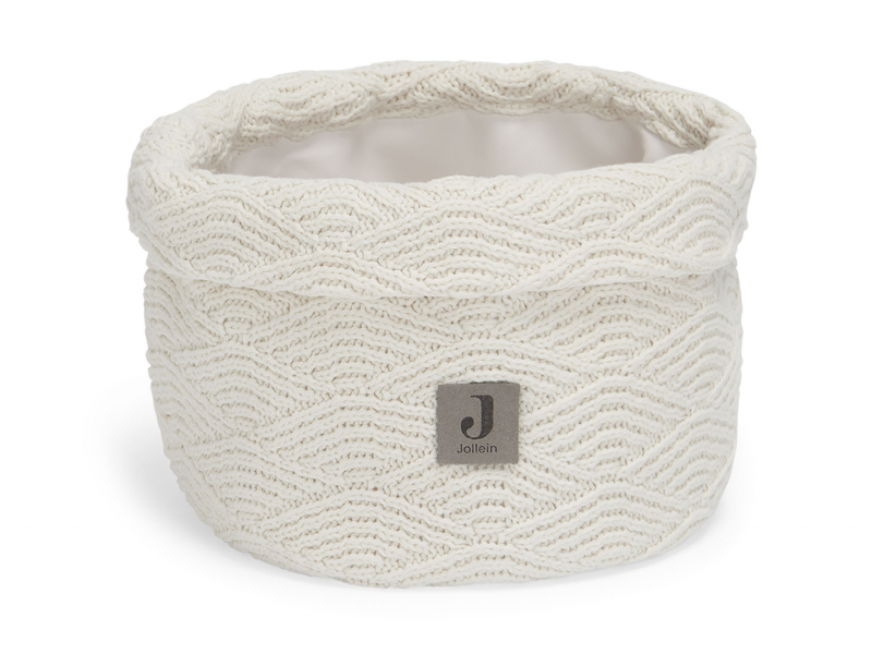 JOLLEIN - Coș tricotat River Knit Cream White