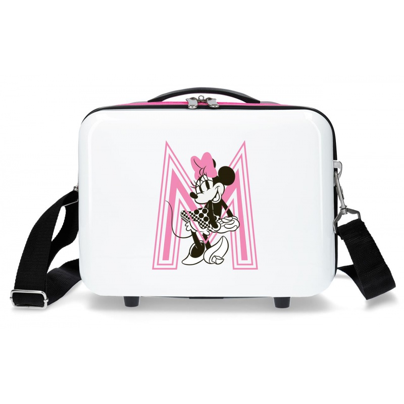 JOUMMA BAGS - ABS Trusă de voiaj pentru cosmetice MINNIE MOUSE Pink, 21x29x15cm, 9L, 3413922