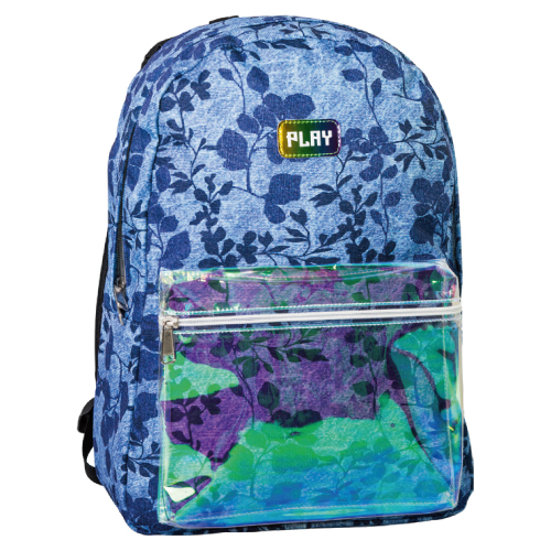 Školní batoh pop school, pattern light blue