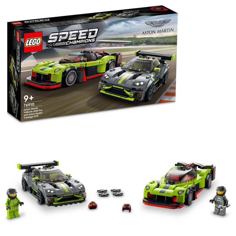 LEGO - Speed Champions 76910 Aston Martin Valkyrie AMR Pro ?i Aston Martin Vantage GT3