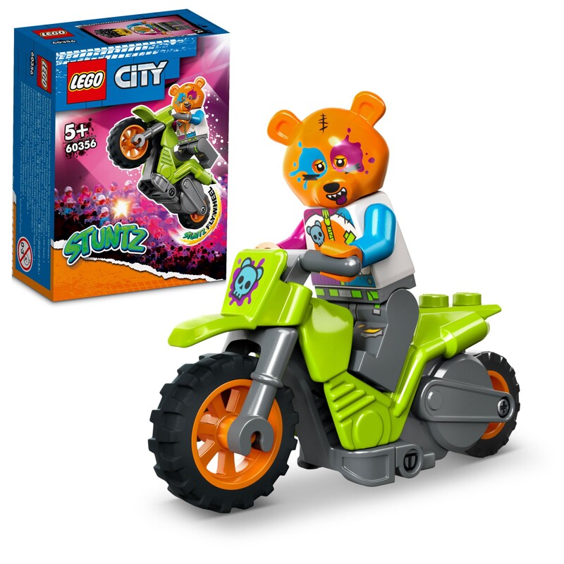 LEGO - City 60356 Urs ?i bicicletă cascadorie
