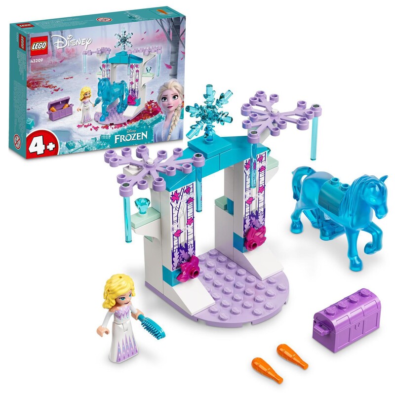 LEGO - - Disney Princess 43209 Grajdul de ghea?ă al lui Elsa ?i Nokka