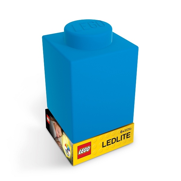 LEGO LED LITE - Classic, Lumină de noapte cub de silicon - albastru