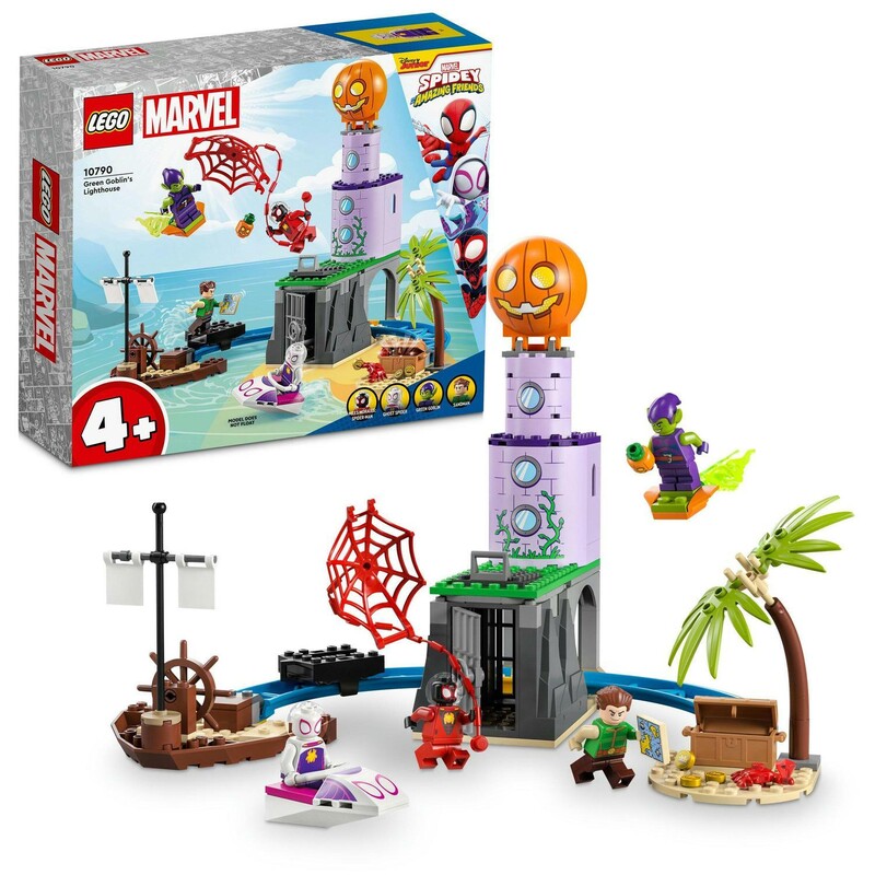 LEGO - Echipa lui Spidey Marvel 10790 la farul Spiridu?ului Verde