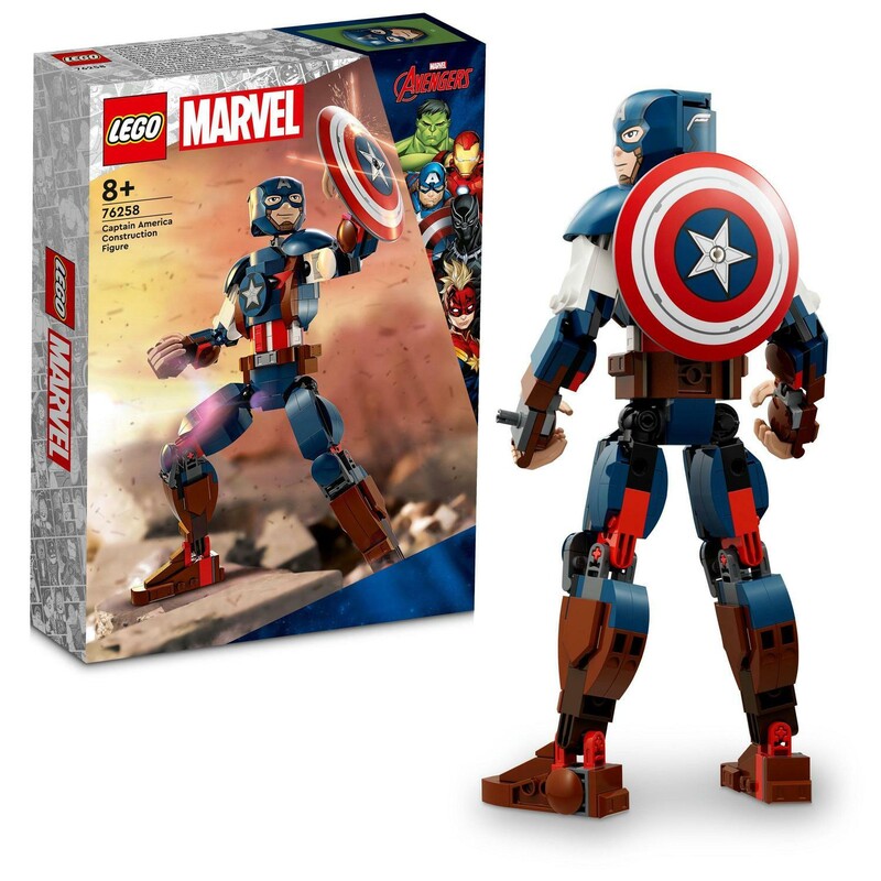 LEGO - Figurină de construc?ie Marvel 76258: Căpitanul America