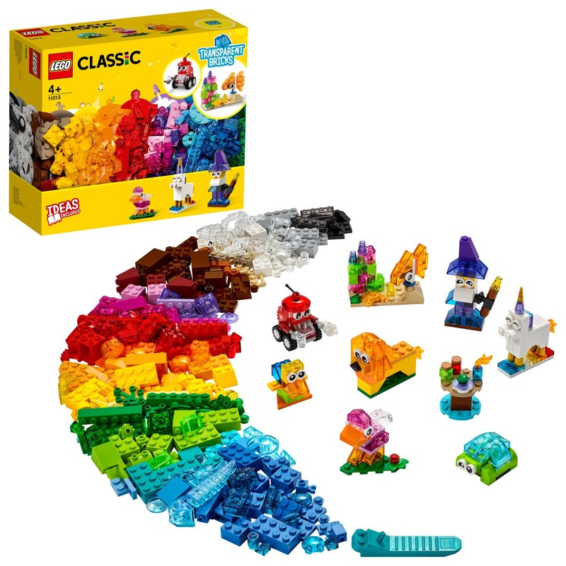 LEGO - Blocuri creative Classic 11013 translucide
