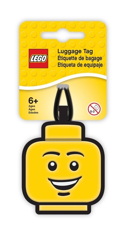 LEGO STATIONERY – Iconic Etichetă cu numele pentru bagaje - cap de băiat