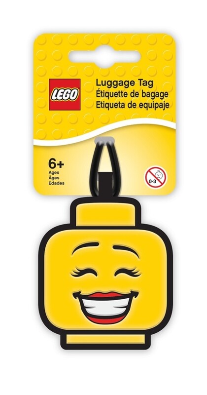 LEGO STATIONERY - Iconic - Etichetă pentru bagaje - cap de fată