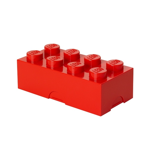 LEGO STORAGE - cutie cu gustări 100 x 200 x 75 mm - rosu