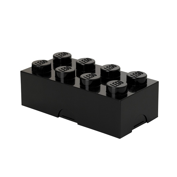 LEGO STORAGE - cutie cu gustări 100 x 200 x 75 mm - neagră