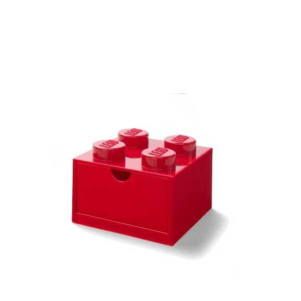 LEGO STORAGE - cutie de birou 4 cu sertar - roșu