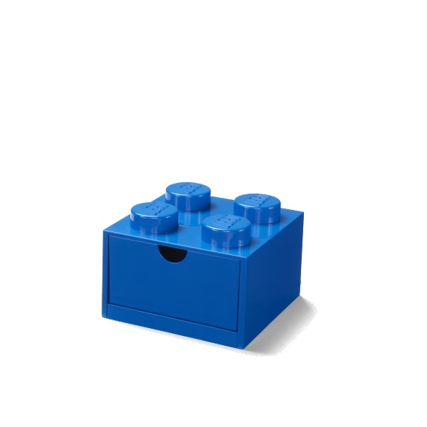 LEGO STORAGE - cutie de masă 4 cu sertar - albastru