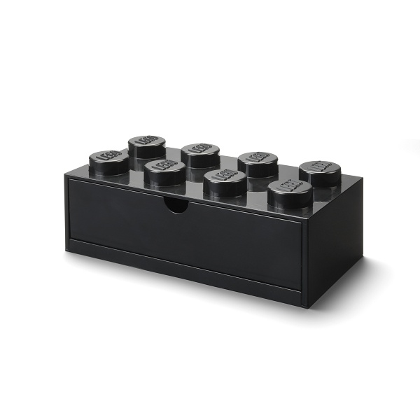 LEGO STORAGE - cutie de masă 8 cu sertar - negru