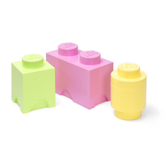 LEGO STORAGE – cutii de depozitare Multi-Pack 3 buc - pastel