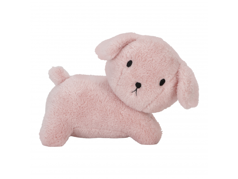 LITTLE DUTCH - Câine Snuffie Fluffy Pink 25 cm
