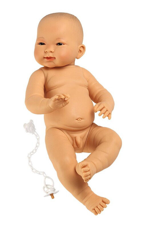 LLORENS - 45005 NEW BORN BOY - bebelu? realist cu corp complet de vinil