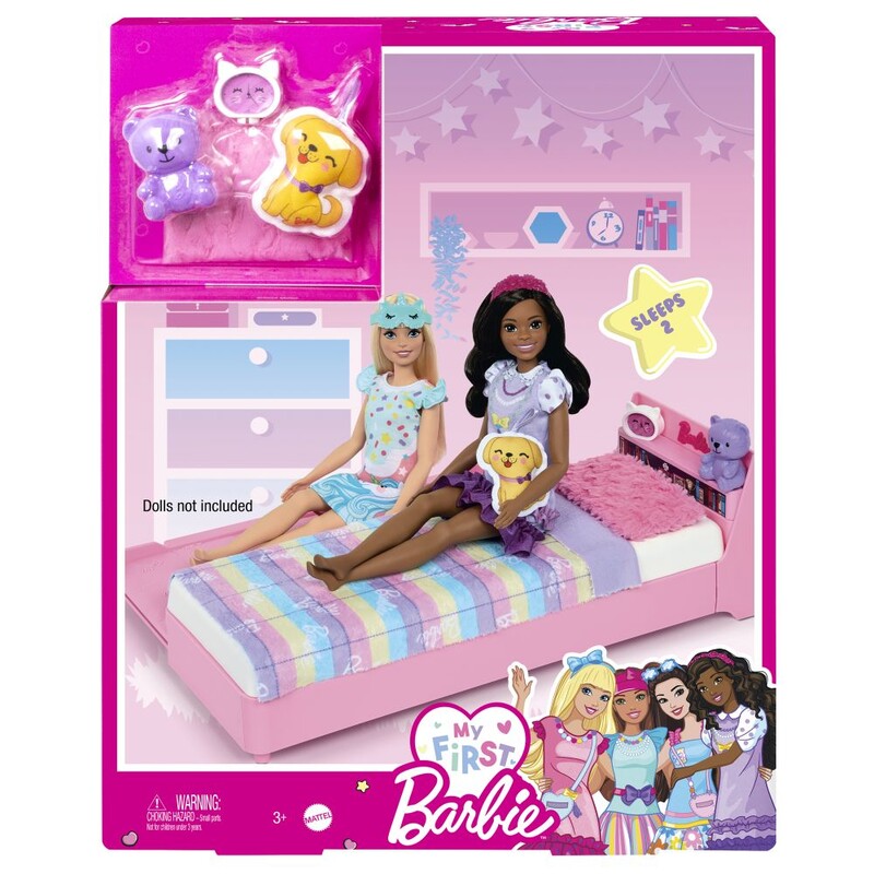 MATTEL - Barbie Primul meu set de jocuri pentru pat Barbie