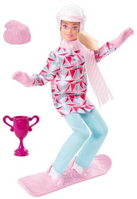 MATTEL - Barbie Sporturi de iarna - snowboarder