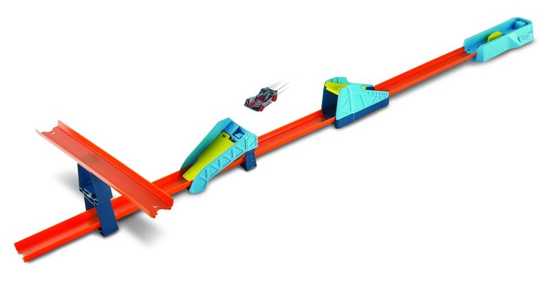 MATTEL - Hot WheeLittle Smoby Track Builder Set pentru constructori - Săritura în lungime