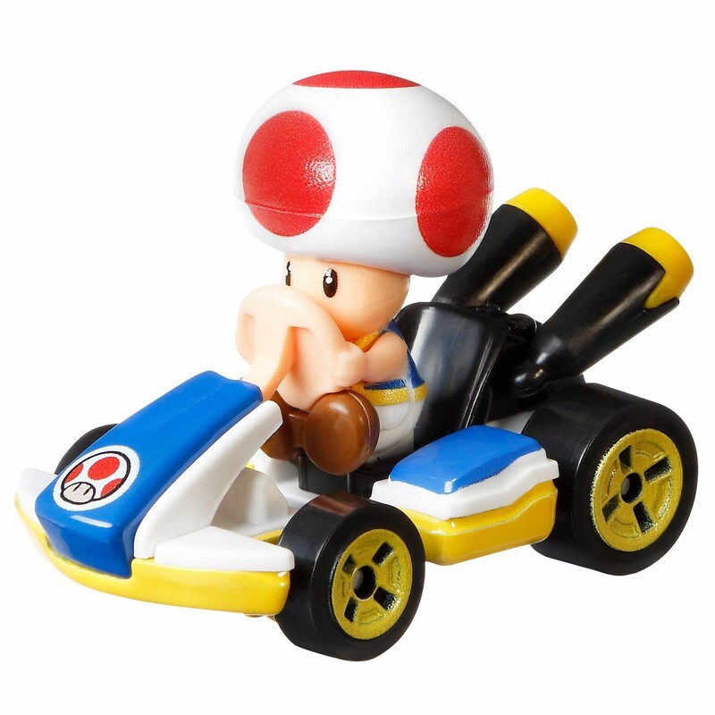 MATTEL - Hot Wheels GBG25 Mario kart engleză Toad