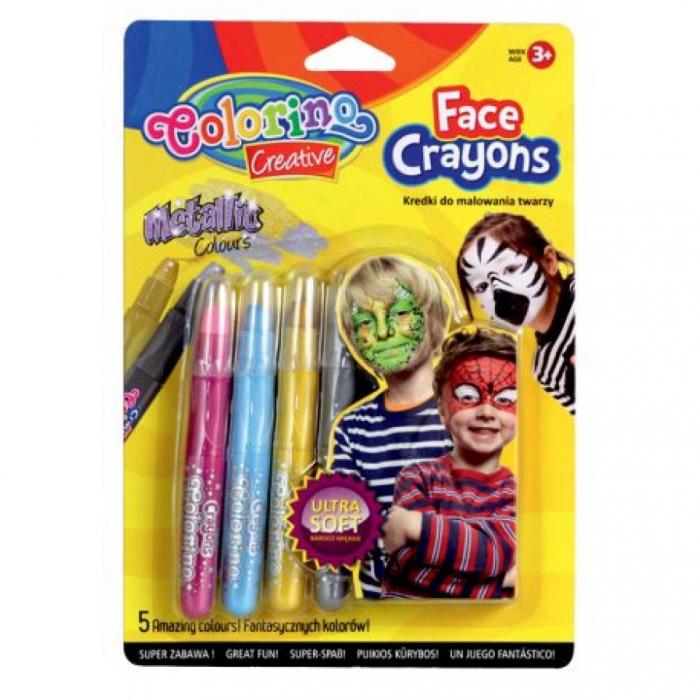 PATIO - Creioane Colorino pentru fată - 5 culori metalice