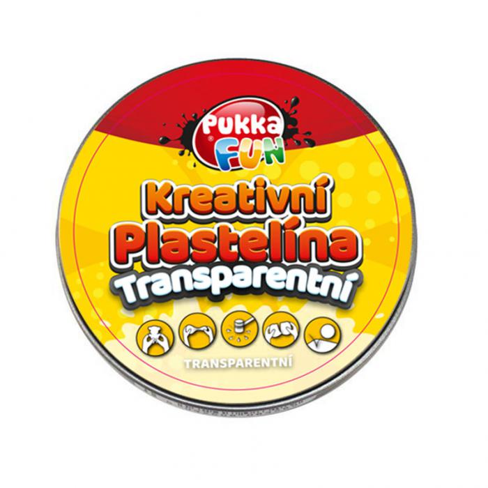 PUKKA PADS - Plastilină creativă Pukka Fun transparent