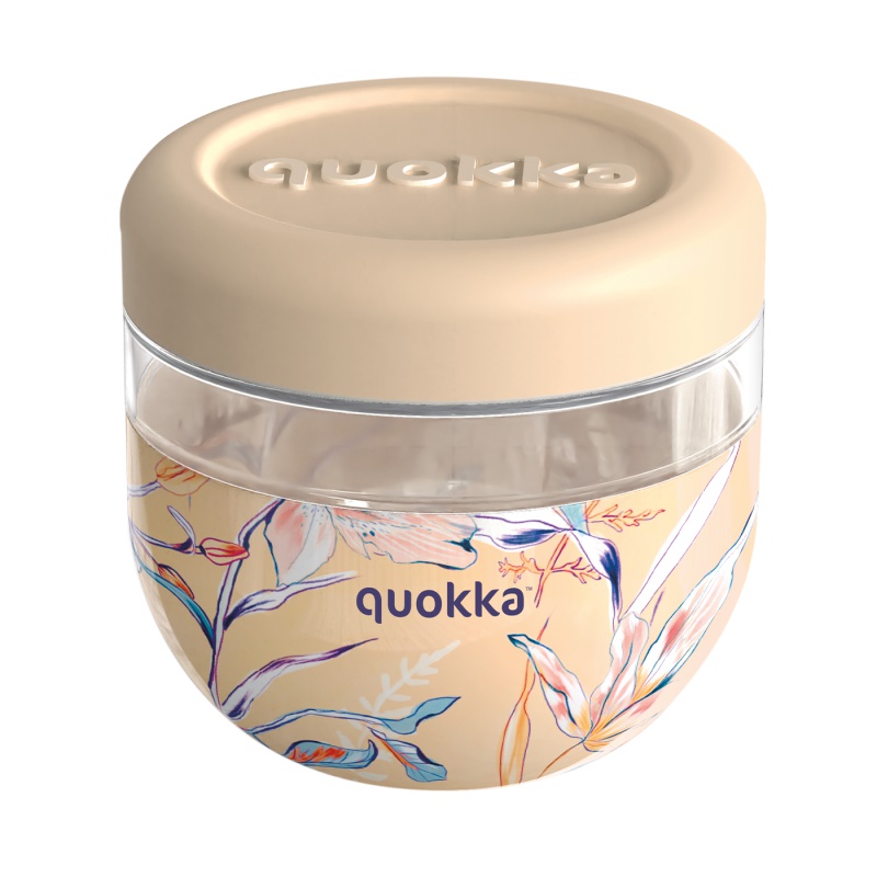 QUOKKA - Bubble, Recipient de plastic pentru alimente VINTAGE FLORAL, 770ml, 40135