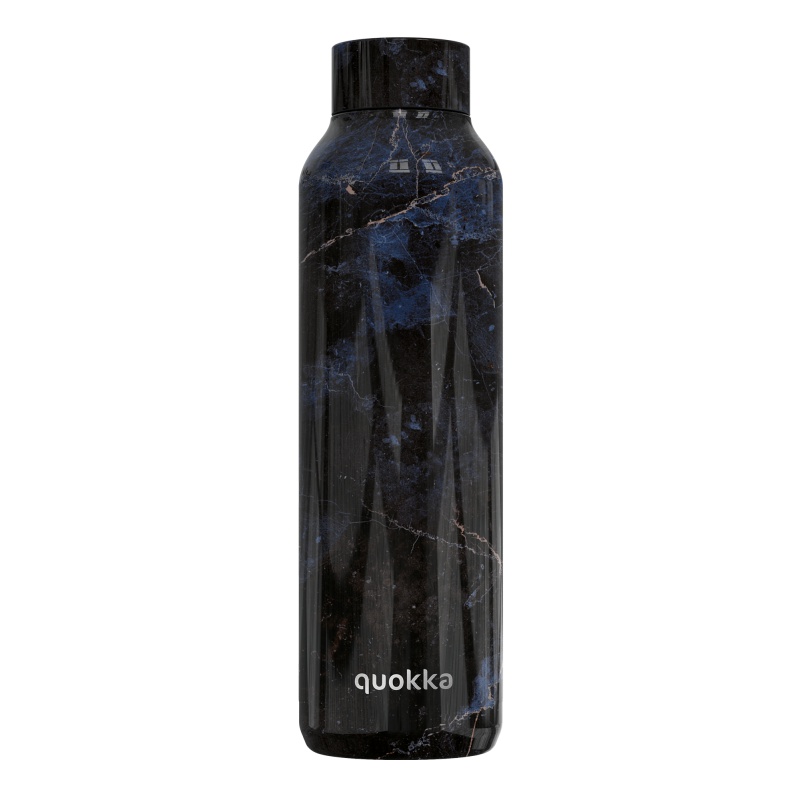 QUOKKA - Sticlă / termos din oțel inoxidabil BLACK MARBLE, 630ml, 12087