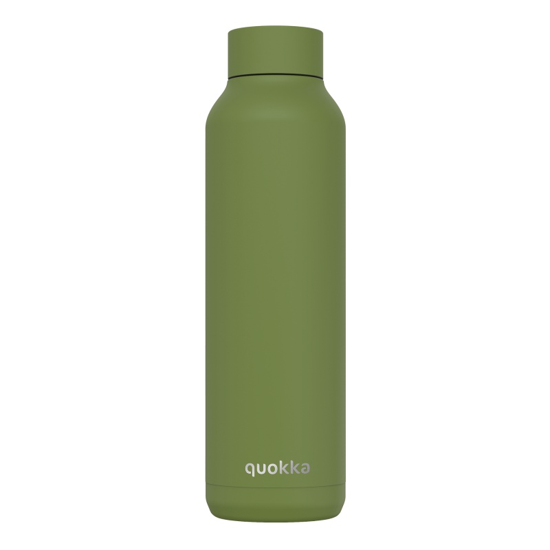 QUOKKA - Sticlă / termos din oțel inoxidabil OLIVE GREEN, 630ml, 12095