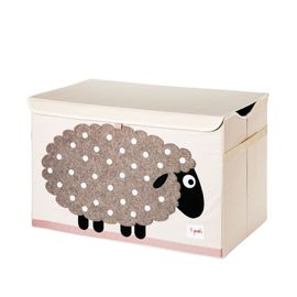 3 SPROUTS - Cufăr de jucării Sheep Beige