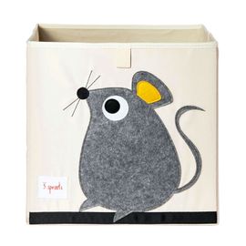 3 SPROUTS - Cutie de depozitare Mouse Gray