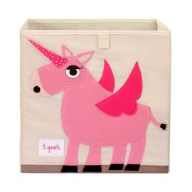 3 SPROUTS - Cutie de depozitare Unicorn Pink