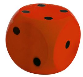 ANDRONI - Cub moale - mărimea 10 cm, roșu