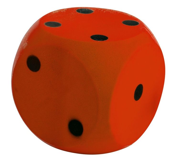 ANDRONI - Cub moale - dimensiune 16 cm, roșu